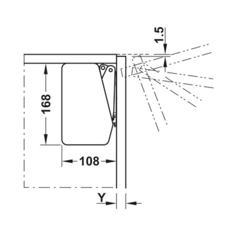 Thông số chung tay nâng Free Flap Hafele 372.91.406 Thông số chung tay nâng Free Flap Hafele 372.91.406