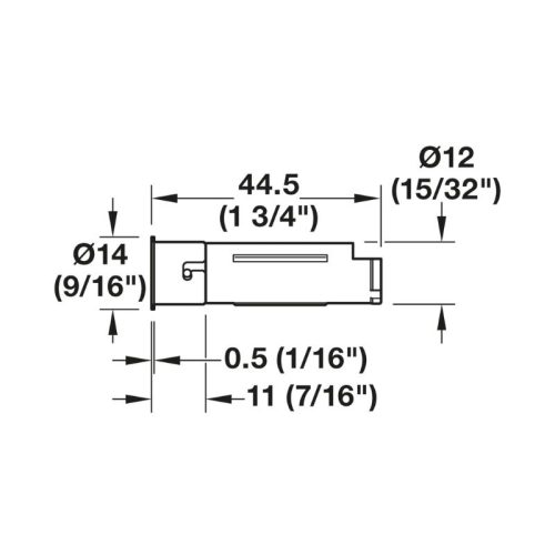 Thông số công tắc điều chỉnh độ sáng chạm Hafele 833.89.032