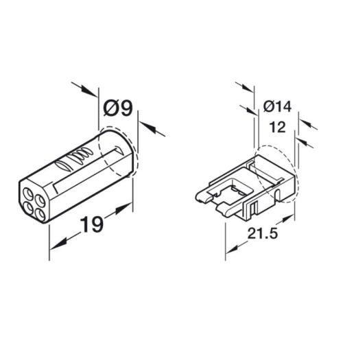 Dây dẫn điện Hafele Loox5 833.95.710 3 Thông số dây dẫn điện Hafele Loox5 833.95.710
