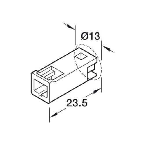 Dây dẫn mở rộng Hafele Loox5 833.95.714 3 Thông số dây dẫn mở rộng Hafele Loox5 833.95.714