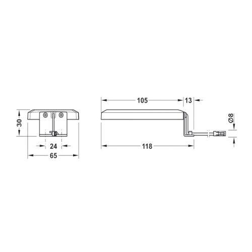Thông số đèn LED chiếu lắp nổi Hafele 833.74.161