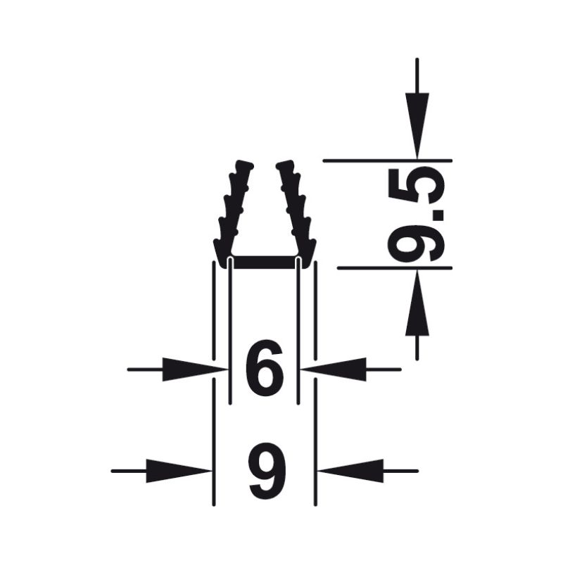 Thông số kẹp kính Hafele 415.13.625 Thông số kẹp kính Hafele 415.13.625