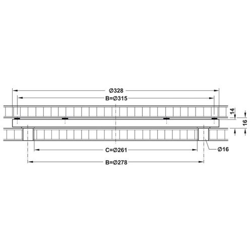Mâm xoay bàn ăn Hafele 646.27.947 3 Thông số Mâm xoay bàn ăn Hafele 646.27.947