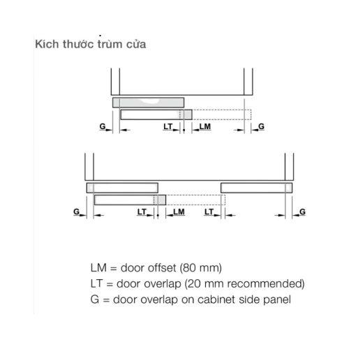 Phụ kiện cửa trượt Slido Classic 70 VF A Hafele 402.35.001 6 Thông số phụ kiện cửa trượt Slido Classic 70 VF A Hafele 402.35.001