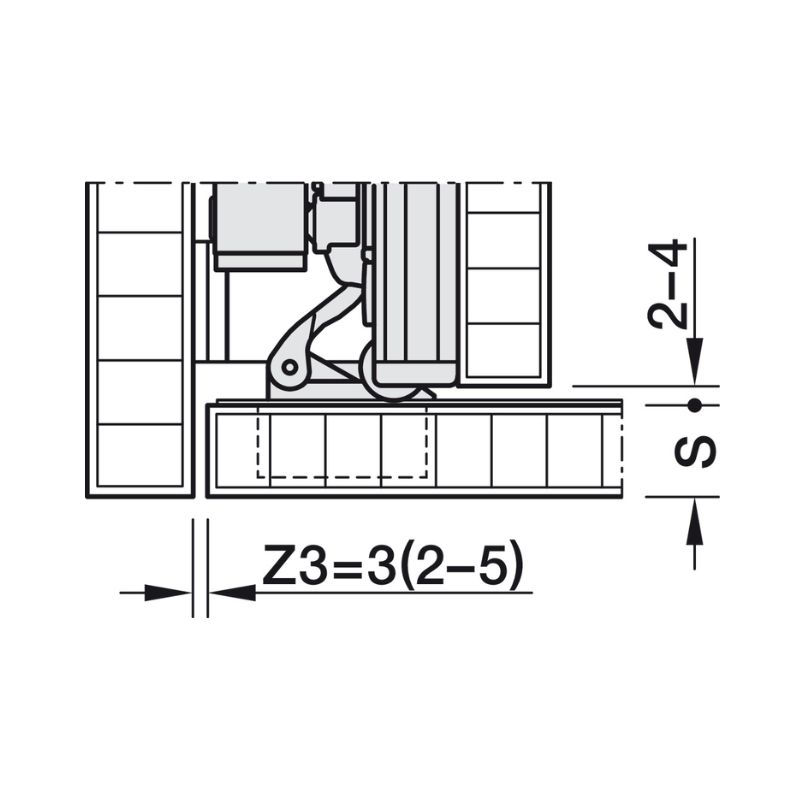 Thông số phụ kiện cửa trượt xoay Hawa Concepta Hafele 408.30.711 Thông số phụ kiện cửa trượt xoay Hawa Concepta Hafele 408.30.711