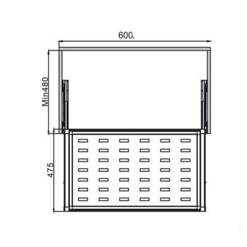 Rổ kim loại Hafele 807.95.851 4 Thông số Rổ kim loại Hafele 807.95.851