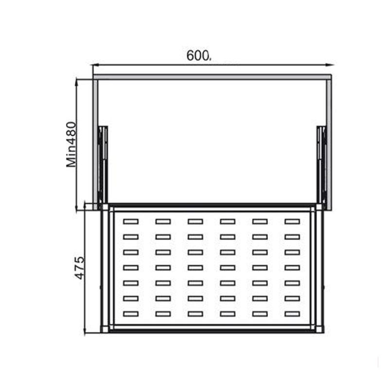 Thông số Rổ kim loại Hafele 807.95.851 Thông số Rổ kim loại Hafele 807.95.851