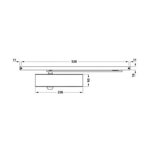 Thiết bị đóng cửa tự động Hafele 931.84.129 6 Thông số thiết bị đóng cửa tự động Hafele 931.84.129
