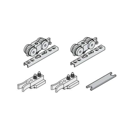 Trọn bộ phụ kiện cửa trượt 250K Hafele 940.42.138