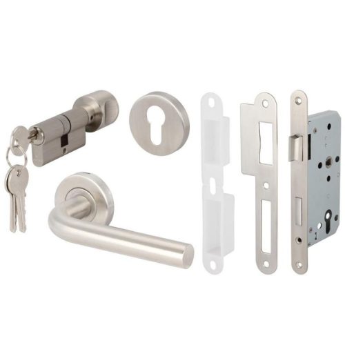 Bộ tay nắm gạt hợp kim kẽm niken mờ Hafele 900.79.110