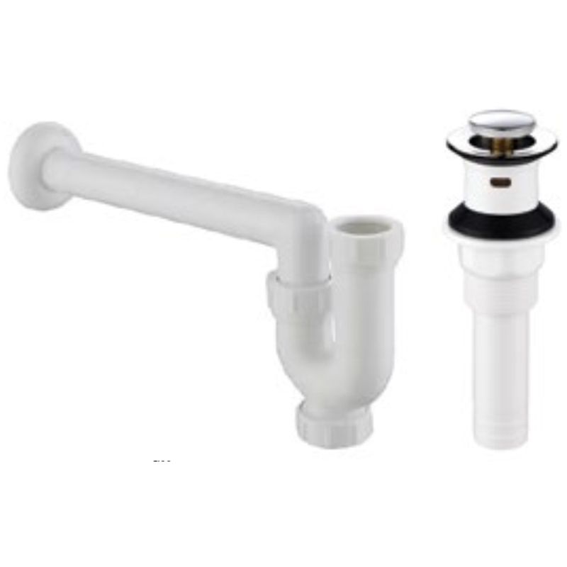 Bộ xả Pop-up có xả tràn/bẫy nước P-Trap Hafele 485.60.295 Bộ xả Pop-up có xả tràn/bẫy nước P-Trap Hafele 485.60.295