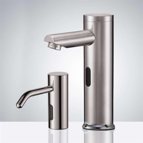 Vòi xà phòng & nước cảm ứng 2-trong-1 Hafele 589.64.004