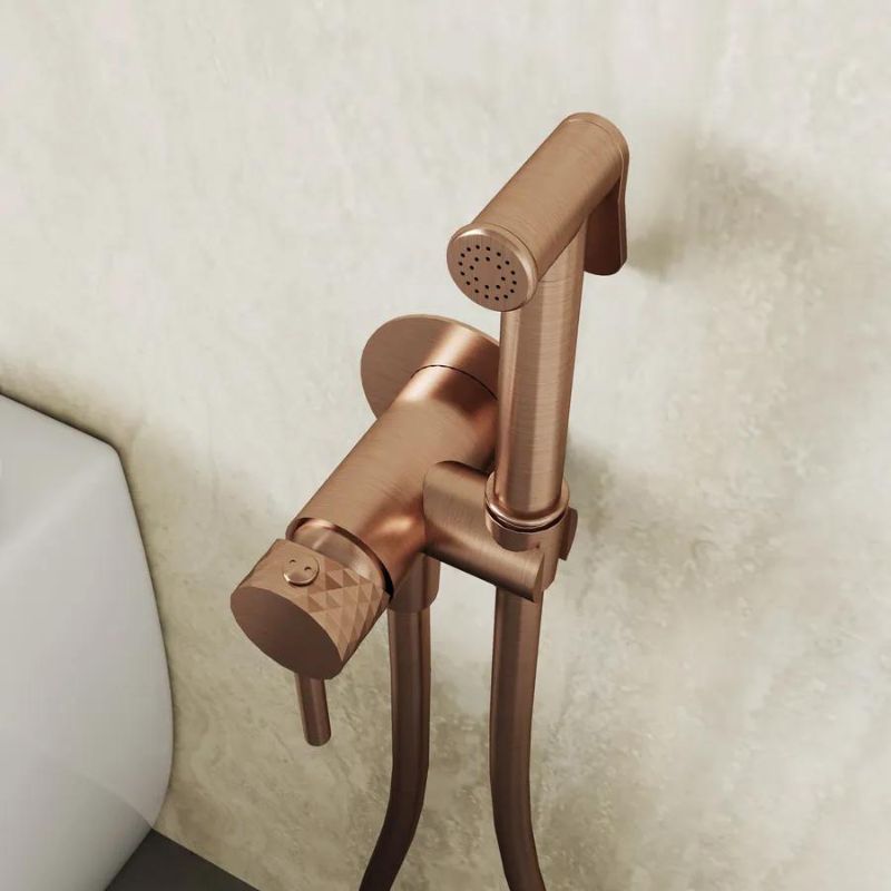 Vòi xịt vệ sinh màu đồng Hafele 485.95.077 Vòi xịt vệ sinh màu đồng Hafele 485.95.077
