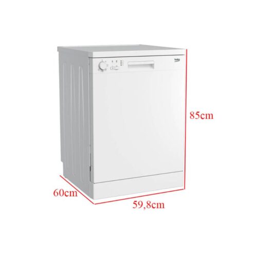 Kích thước máy rửa bát Beko DFN05311W