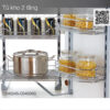 Tủ kho 2 tầng Inox hộp cánh mở Eurogod C040245 1 eurogold c040245