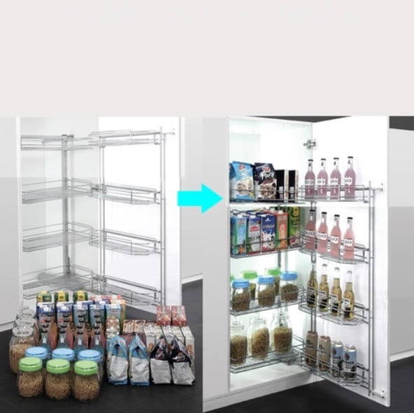 Kệ tủ kho inox 304 nan dẹt Inoxen TKS304-545M Kệ tủ kho inox 304 nan dẹt Inoxen TKS304-545M