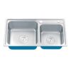 Chậu rửa bát inox 2 hố Gorlde GD-930 1 chau rua bat inox 2 ho gorlde gd 930