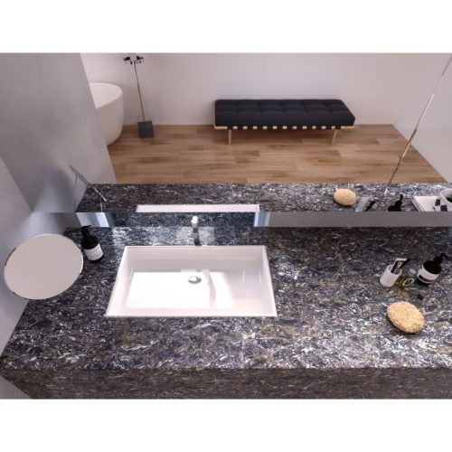 Hình ảnh đá nhân tạo Vicostone Cosmic Black BQ9427