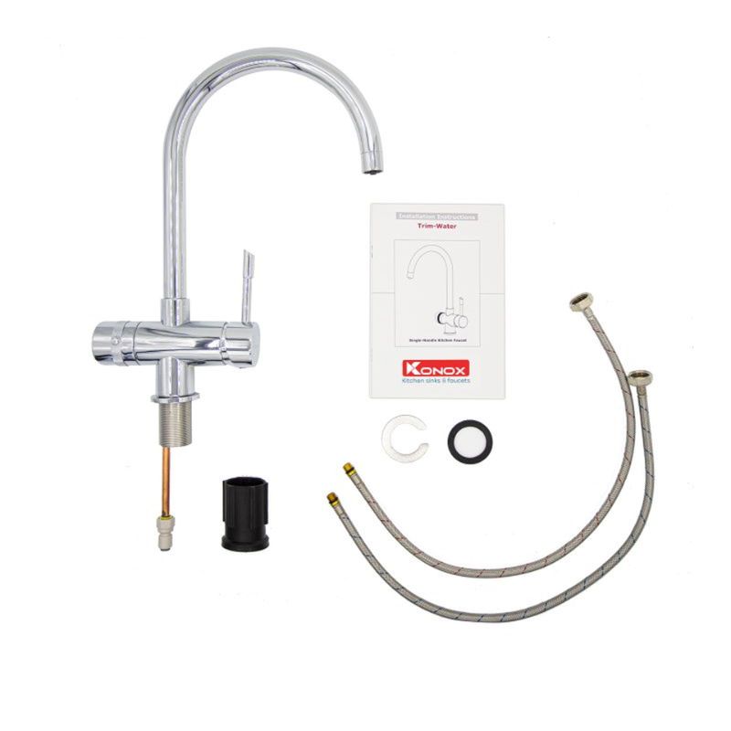 Chi tiết vòi rửa bát ba đường nước Trim-Water Chrome Chi tiết vòi rửa bát ba đường nước Trim-Water Chrome