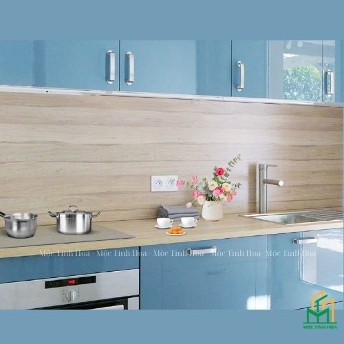 Ảnh thực tế mẫu tủ bếp nhựa cánh Acrylic TBNA09 - Tủ bếp chữ L, hiện đại Ảnh thực tế mẫu tủ bếp nhựa cánh Acrylic TBNA09 - Tủ bếp chữ L, hiện đại