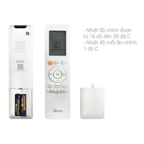 dieu khien dieu hoa 1 chieu midea inverter msaga 13crdn8