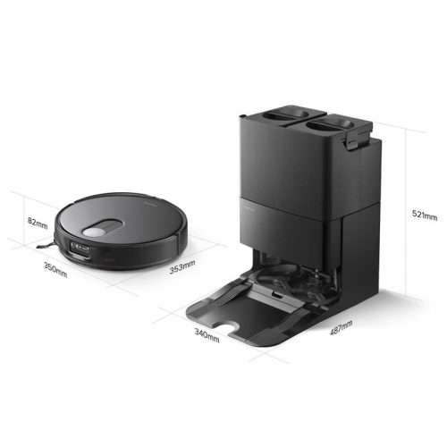 Robot hút bụi lau nhà Roborock Q Revo Slim 6 size robot hut bui lau nha roborock q revo slim