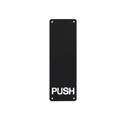 Bảng Đẩy Cửa Push Màu Đen Hafele 987.11.303