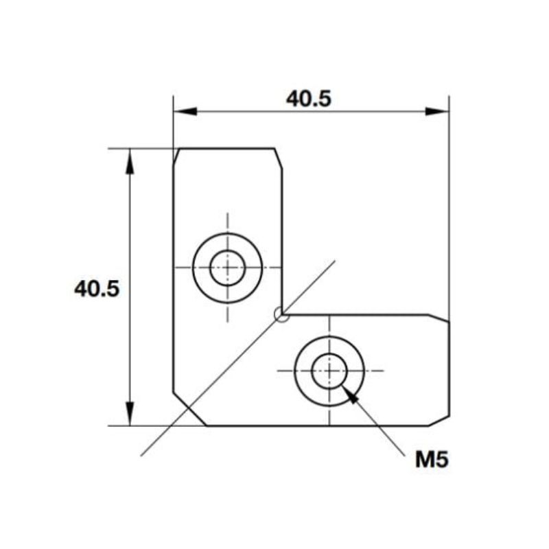 Cấu tạo bas nối góc Hafele 260.26.998