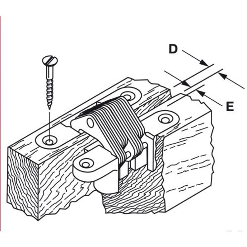 Bản Lề Âm Cho Cửa Gỗ Dày Hafele 341.07.545 3 Kích thước Bản Lề Âm Cho Cửa Gỗ Dày Hafele 341.07.545