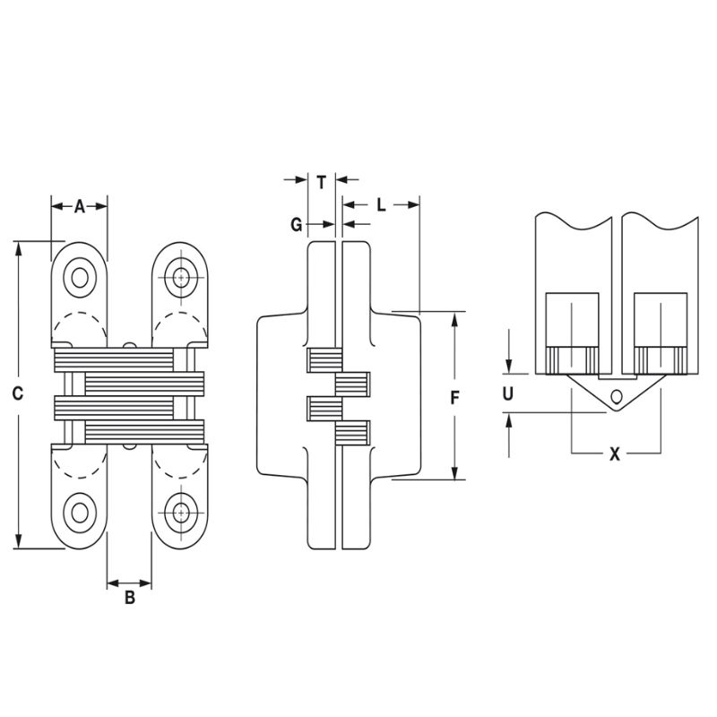 Kích thước Bản Lề Âm Cho Cửa Gỗ Dày Hafele 341.07.745 Kích thước Bản Lề Âm Cho Cửa Gỗ Dày Hafele 341.07.745