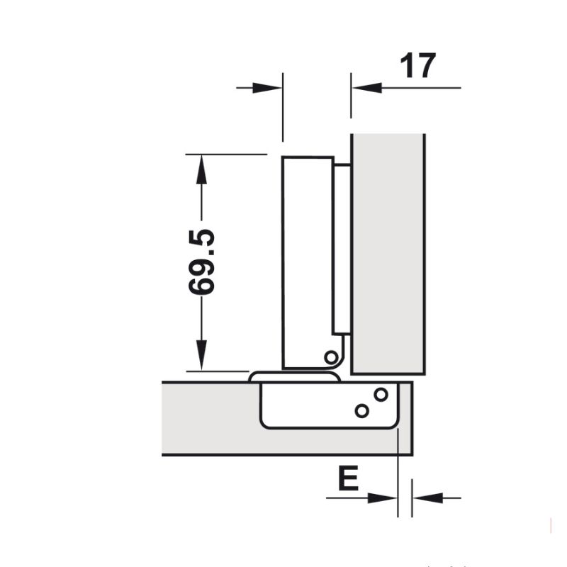 Kích thước Bản Lề Metalla SM Không Bật 110° Trùm Ngoài Hafele 315.18.300 Kích thước Bản Lề Metalla SM Không Bật 110° Trùm Ngoài Hafele 315.18.300