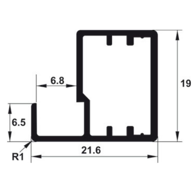 Thông số khung nhôm alusion N01 Hafele 563.58.903 Thông số khung nhôm alusion N01 Hafele 563.58.903