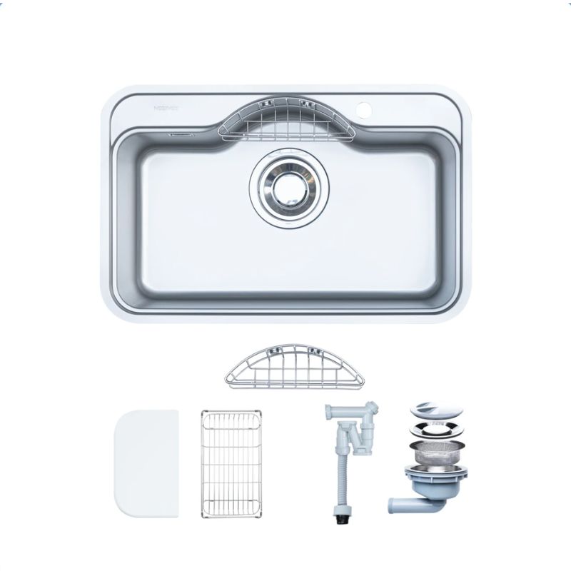 Phụ kiện chậu rửa bát Nobinox ROSA NN975D Phụ kiện chậu rửa bát Nobinox ROSA NN975D