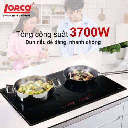 Bếp từ đôi Lorca LCI-9099 LUX 4 cong suat bep tu doi lorca lci 9099 lux