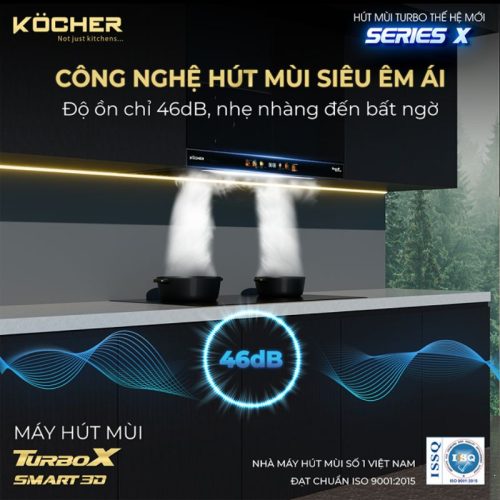 Hình ảnh Máy hút mùi Kocher Turbo X3D-350D