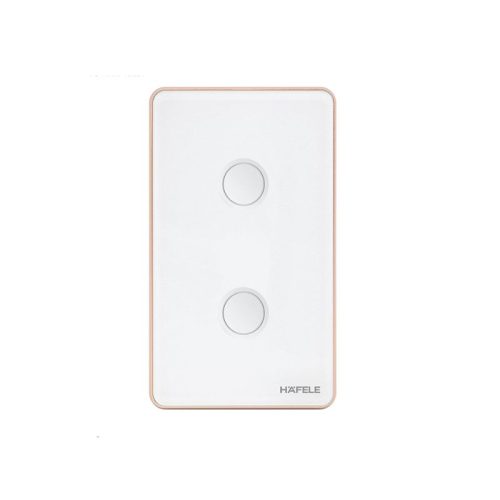 Công tắc ZB 2GUS 10A trắng L Hafele HSL-LS2G01W 820.71.004