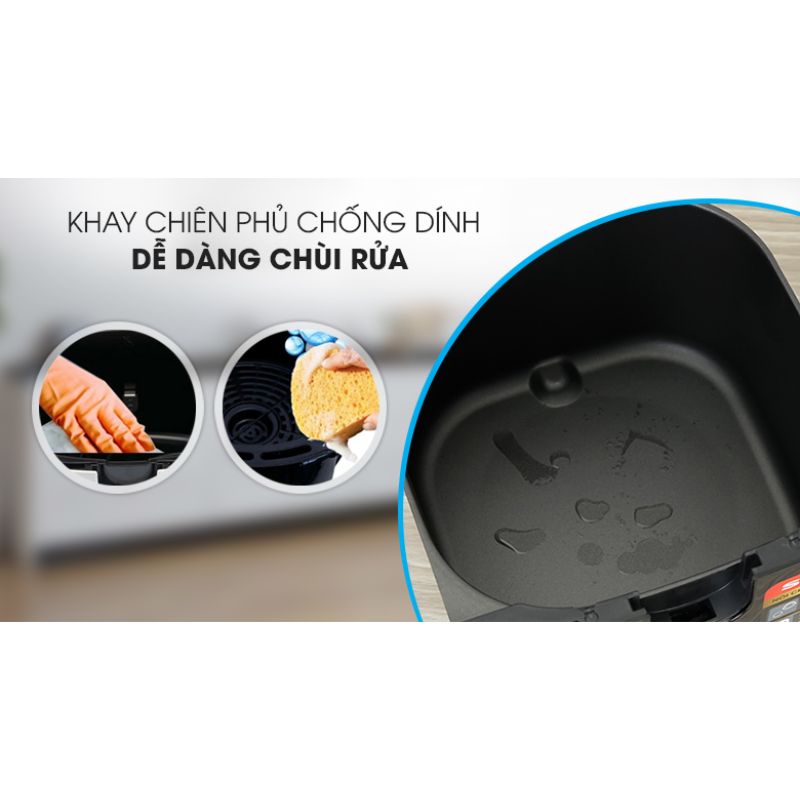 Khay nồi chiên không dầu Sharp KF-AF55EV-BK Khay nồi chiên không dầu Sharp KF-AF55EV-BK