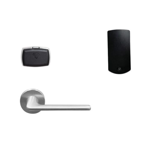 Khóa PL100 Hafele 912.20.106 màu inox tay D DINL
