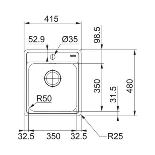 Chậu rửa bát Franke BCX 610-42 122.0438.077 3 kich thuoc chau rua bat franke bcx 610 42 122 0438 077