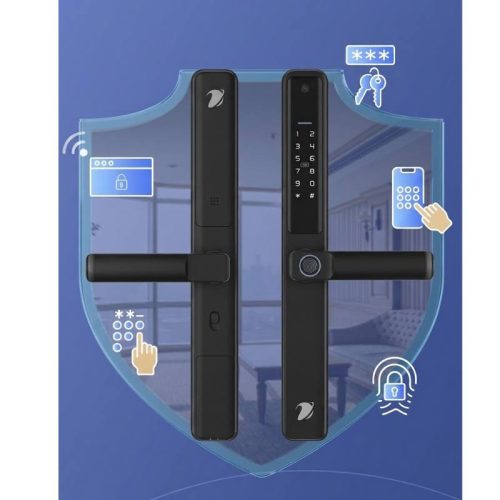 Khóa điện tử VNPT DLWA21 cửa nhôm 4 tinh nang khoa dien tu vnpt dlwa21 cua nhom