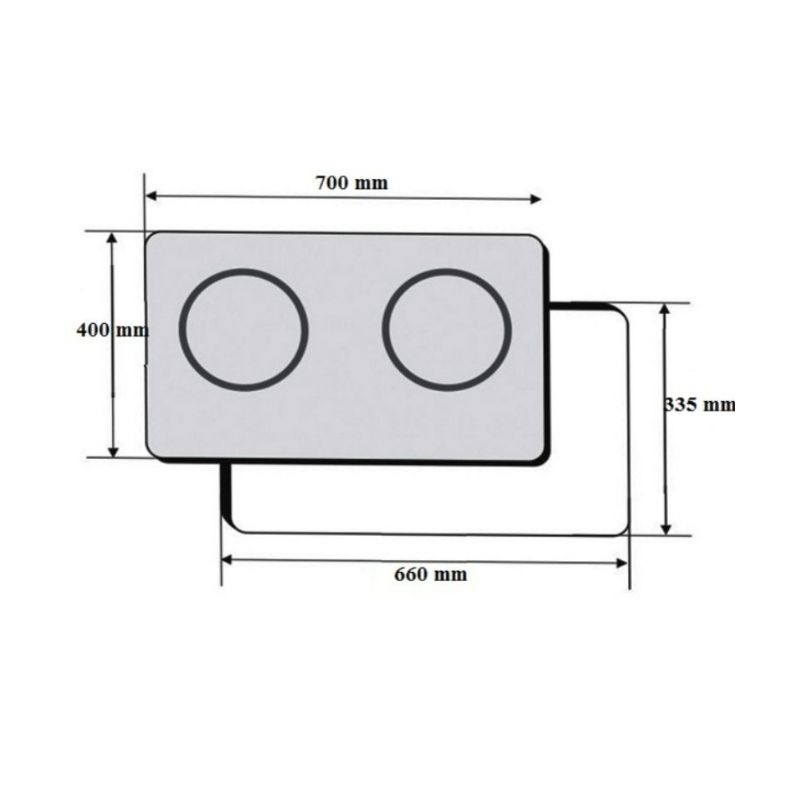 Ảnh bếp từ đôi Giovani G-270 SD Ảnh bếp từ đôi Giovani G-270 SD