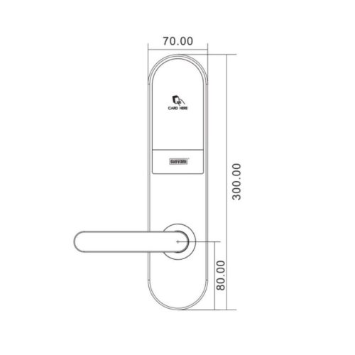 Khóa khách sạn GIOVANI GSL-T503 3 Thông số khóa khách sạn GIOVANI GSL-T503