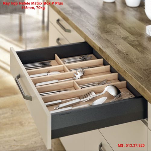 anh ray hop hafele matrix box p plus 115 mm 513 37 325