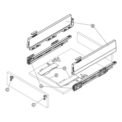 chi tiet ray hop hafele matrix box p plus 115 mm 513 37 325