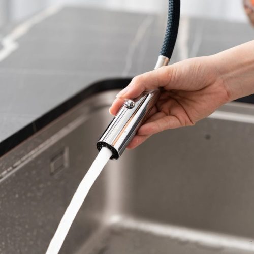 Vòi rửa bát dây rút Nobinox WINTO NX500 4 hinh anh voi rua bat day rut nobinox winto nx500