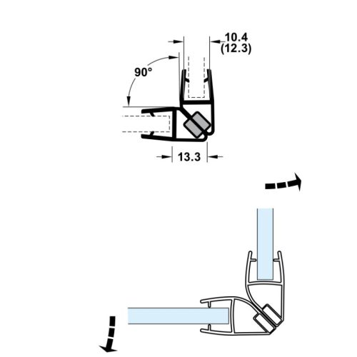 kich thuoc ron cua kinh 8 10mm nam cham 90o hafele 950 50 026
