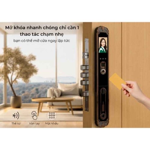 mo khoa dien tu hubert hb dsi5f eu them khoa trang tri