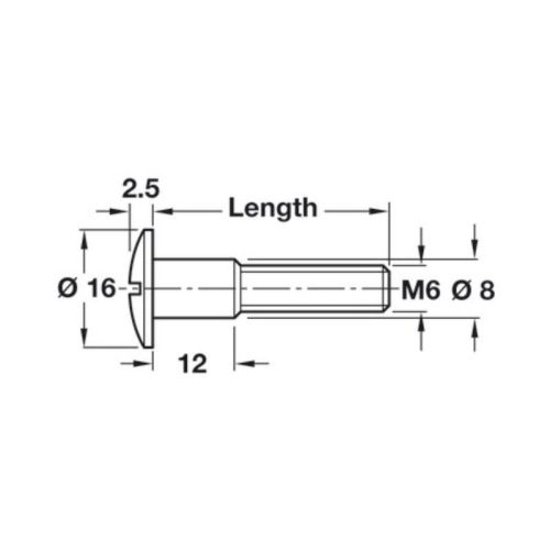 thong so ong giu vit lien ket m6x32mm hafele 267 07 923