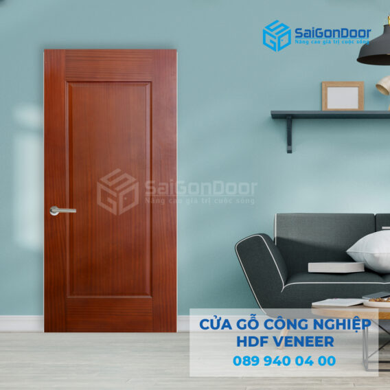 Cua go cong nghiep HDF veneer 1B xoan dao 1