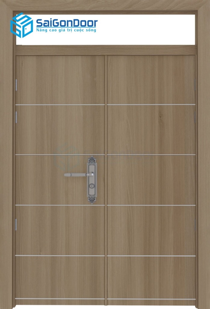 CỬA GỖ CÔNG NGHIỆP MDF LAMINATE 2P1R10 FIX 6 CỬA GỖ CÔNG NGHIỆP MDF LAMINATE 2P1R10 FIX - Ảnh 3